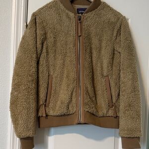 Patagonia Tan Bomber Jacket